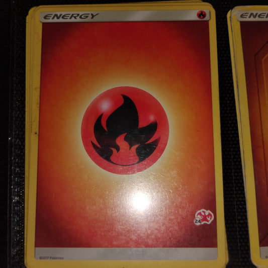 Fire energy cards 2017